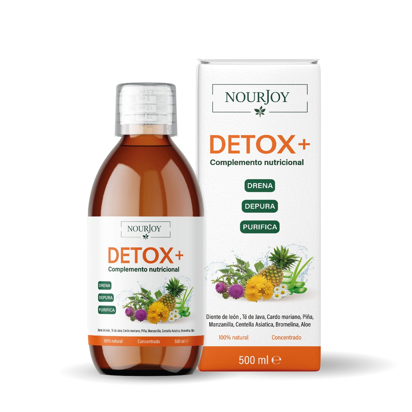 Detox+ Drenante y Diuretico Adelgazante Potente Natural
