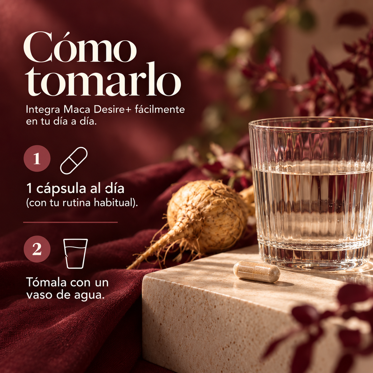 Maca Desire+ · 60 cápsulas