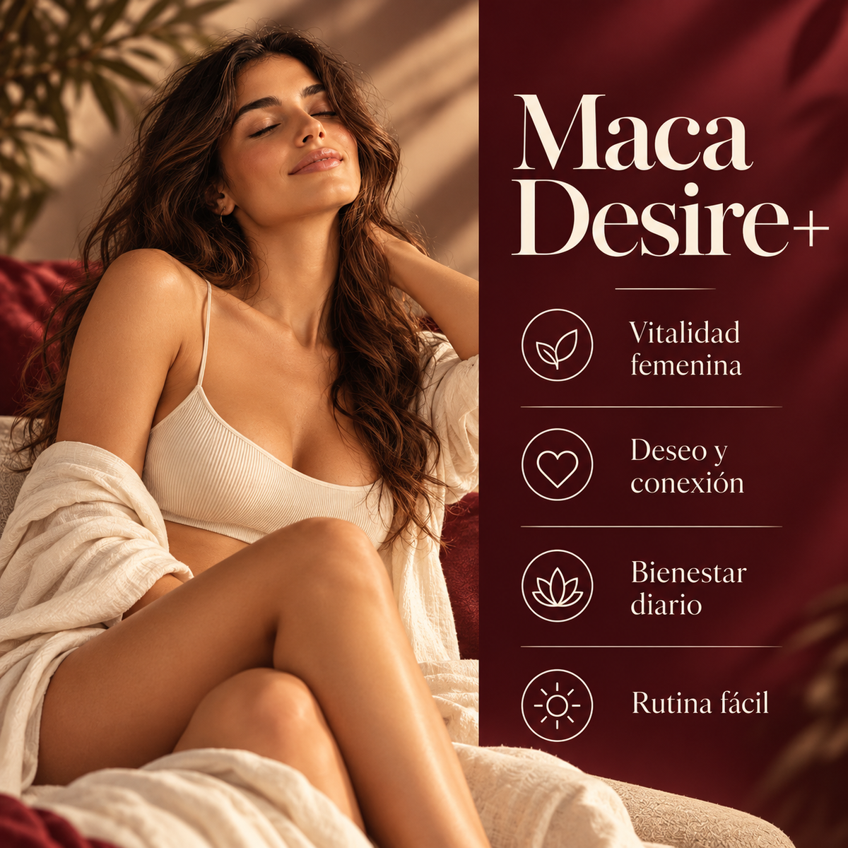 Maca Desire+ · 60 cápsulas