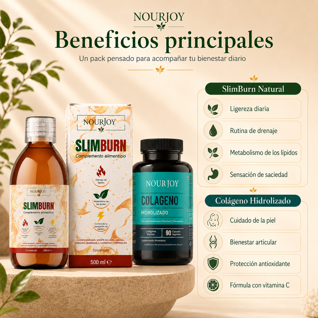 Pack Bienestar Express | SlimBurn + Colágeno
